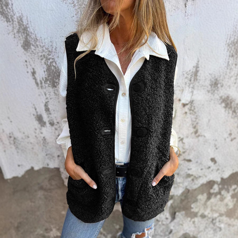 Naomi™ | Soft &amp; Cozy Button-Down Autumn Vest