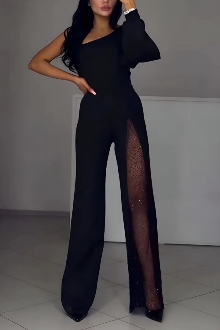 Sophia | Elegant One-Shoulder Jumpsuit