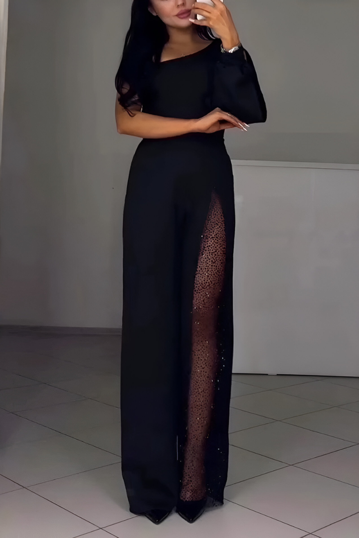 Sophia | Elegant One-Shoulder Jumpsuit