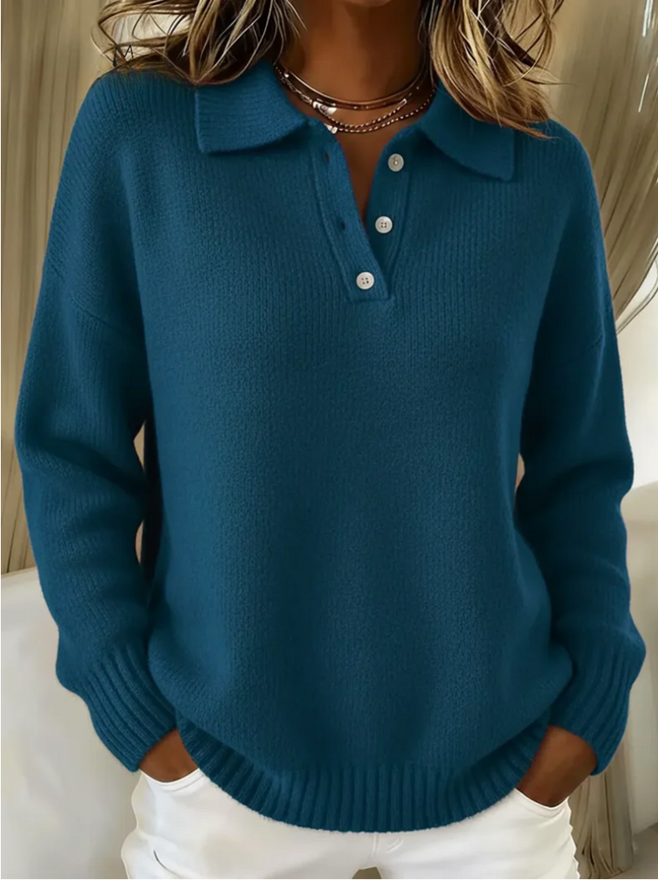 Julia | Soft Sweater With Collar