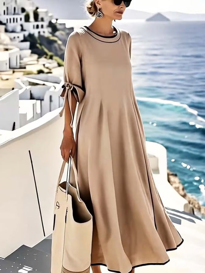 Amira – Loose Dress with Ties and Straps