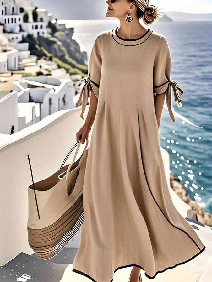 Amira – Loose Dress with Ties and Straps