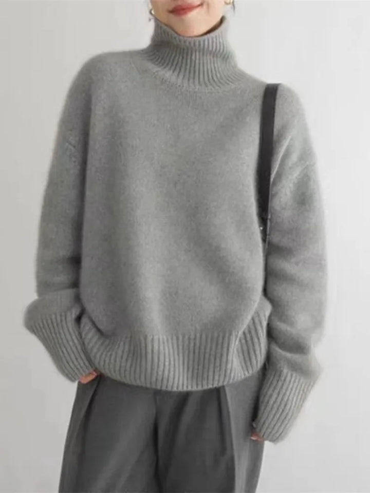 MONICA | High Collar Sweater