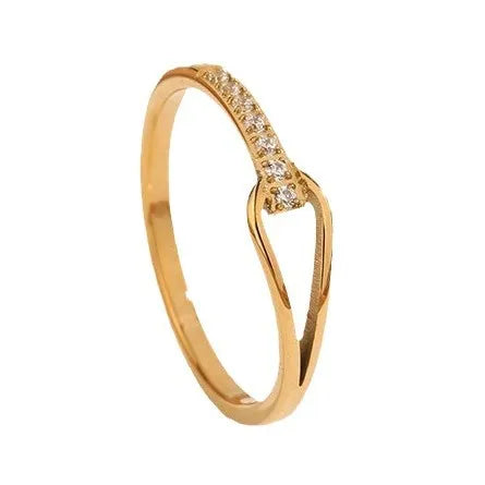 Simone - Geometric Diamond Ring