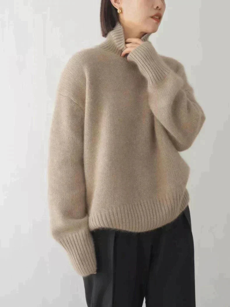 MONICA | High Collar Sweater