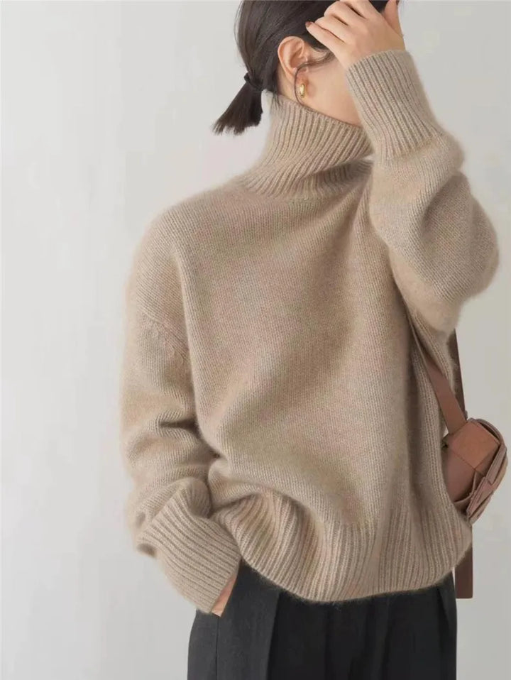 MONICA | High Collar Sweater