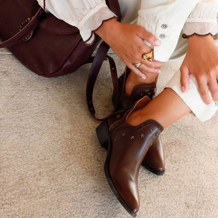 Ella | Western Boots With Studs