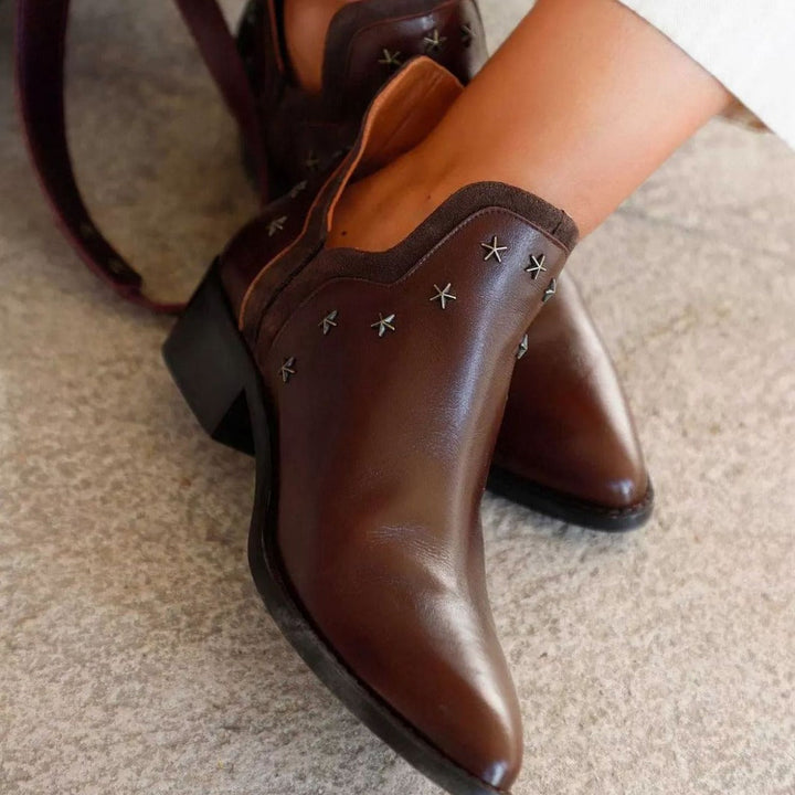 Ella | Western Boots With Studs