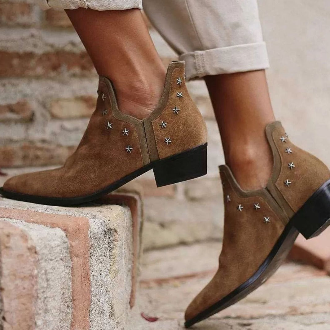 Ella | Western Boots With Studs