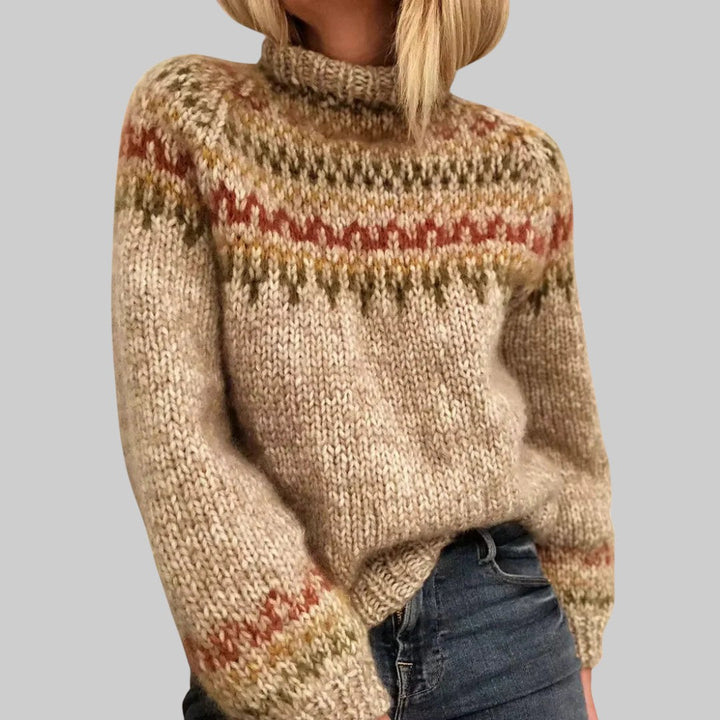 Helena™ | Cozy Vintage Knit Sweater