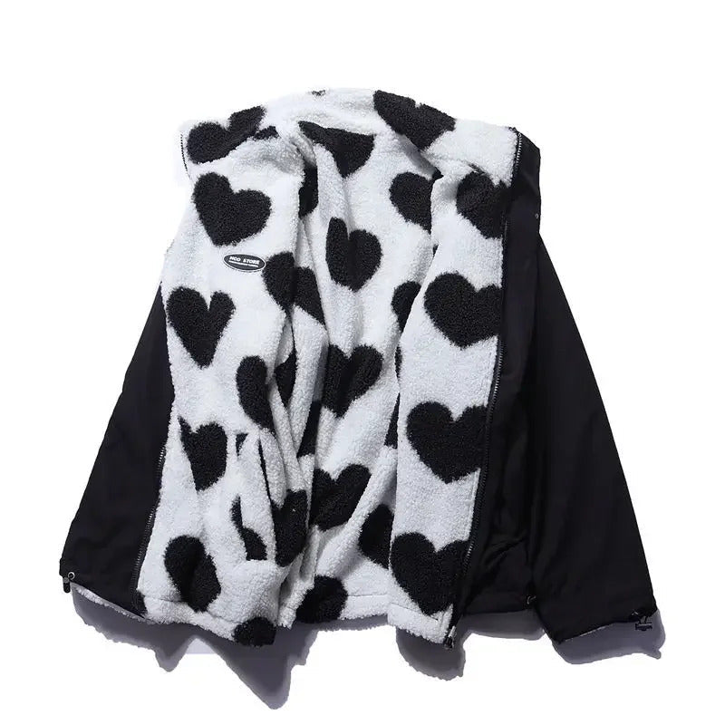 Ava | Reversible Heart Jacket