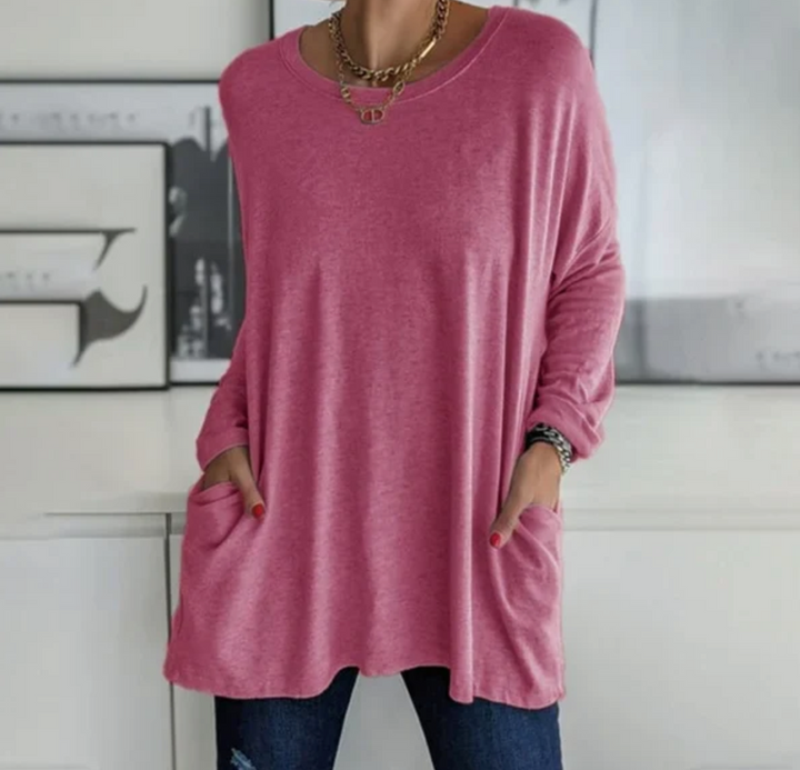 Ava™ | Relaxed-Fit Long Tunic for Comfortable Autumn Days