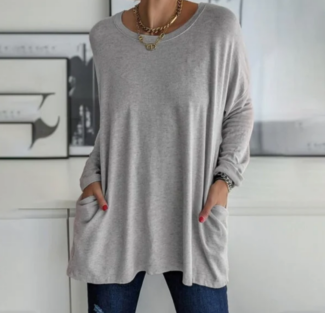 Ava™ | Relaxed-Fit Long Tunic for Comfortable Autumn Days