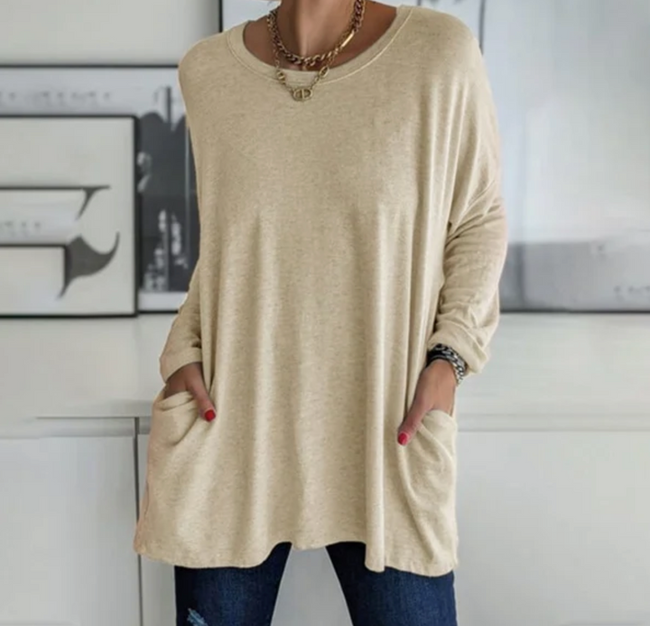 Ava™ | Relaxed-Fit Long Tunic for Comfortable Autumn Days