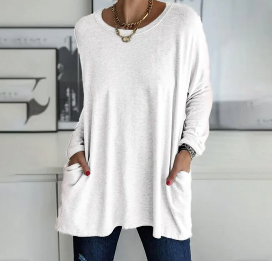 Ava™ | Relaxed-Fit Long Tunic for Comfortable Autumn Days