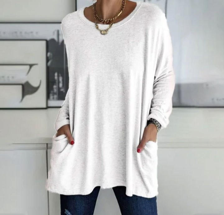 Ava™ | Relaxed-Fit Long Tunic for Comfortable Autumn Days