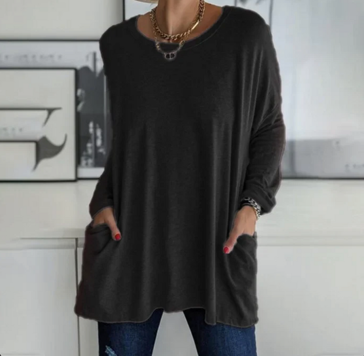 Ava™ | Relaxed-Fit Long Tunic for Comfortable Autumn Days