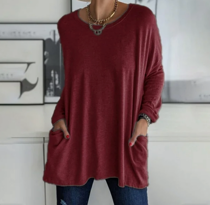 Ava™ | Relaxed-Fit Long Tunic for Comfortable Autumn Days