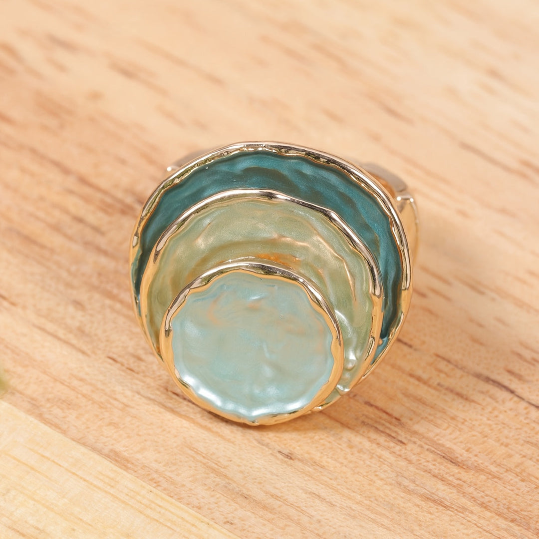Boho Three-Layer Email Ring