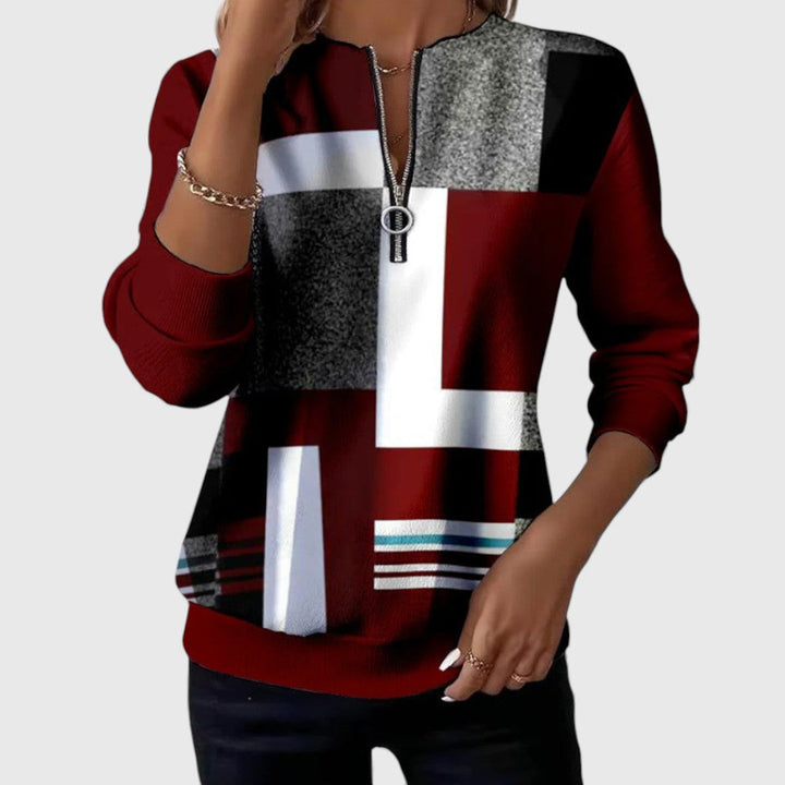 Laila | Relaxed Half-Zip Pullover