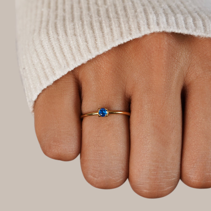 Romy - Engagement Ring with Birthstone