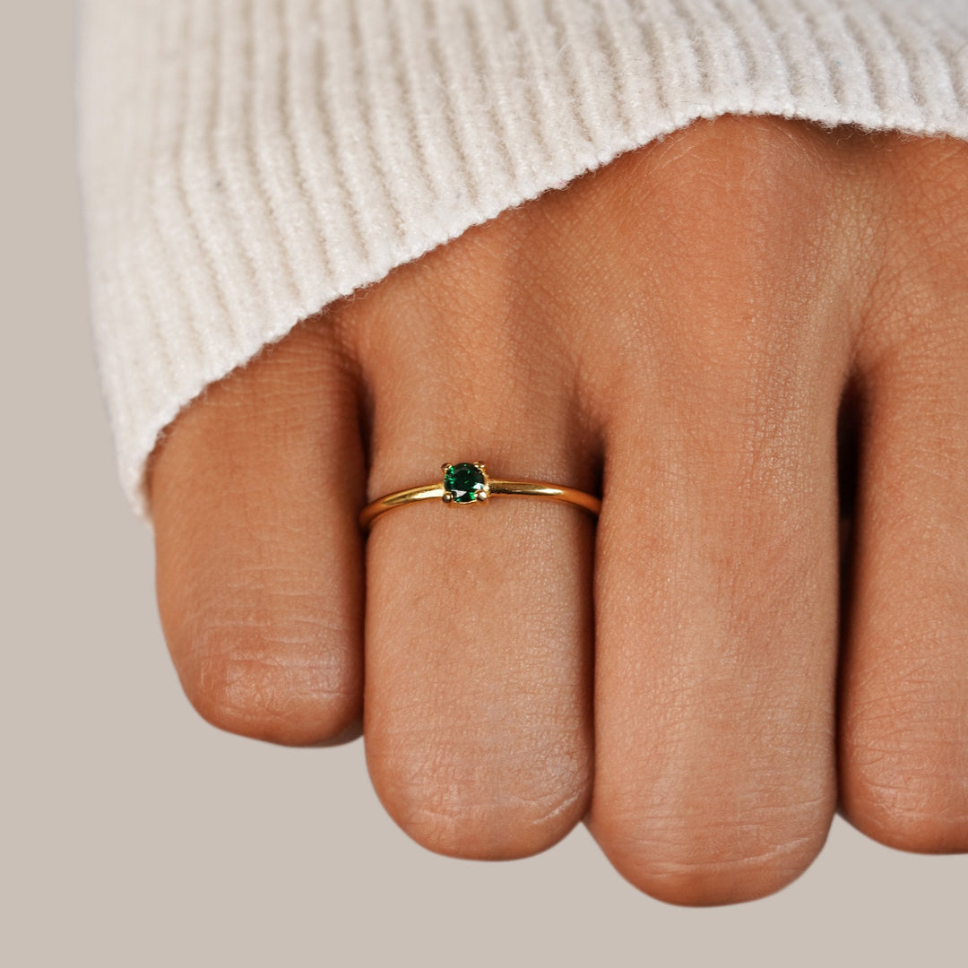 Romy - Engagement Ring with Birthstone