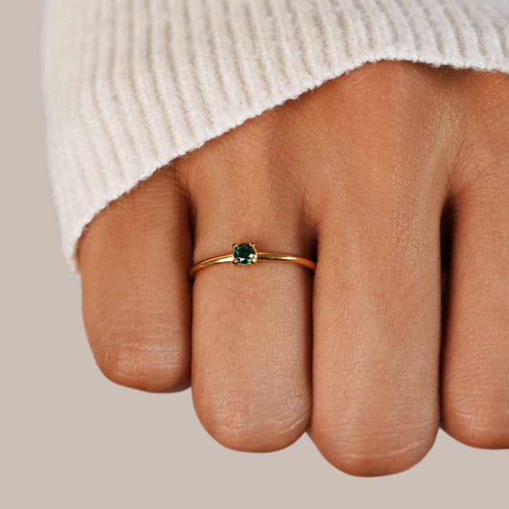 Romy - Engagement Ring with Birthstone