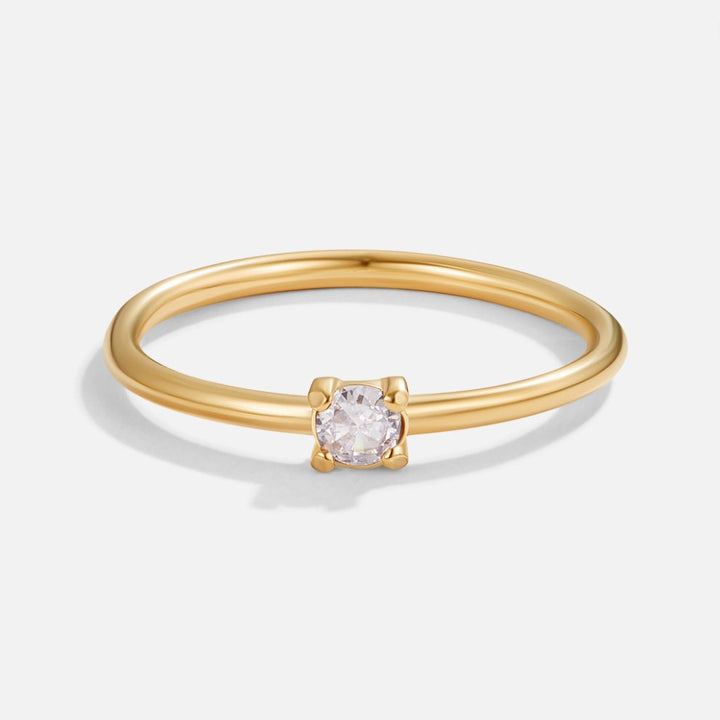 Romy - Engagement Ring with Birthstone