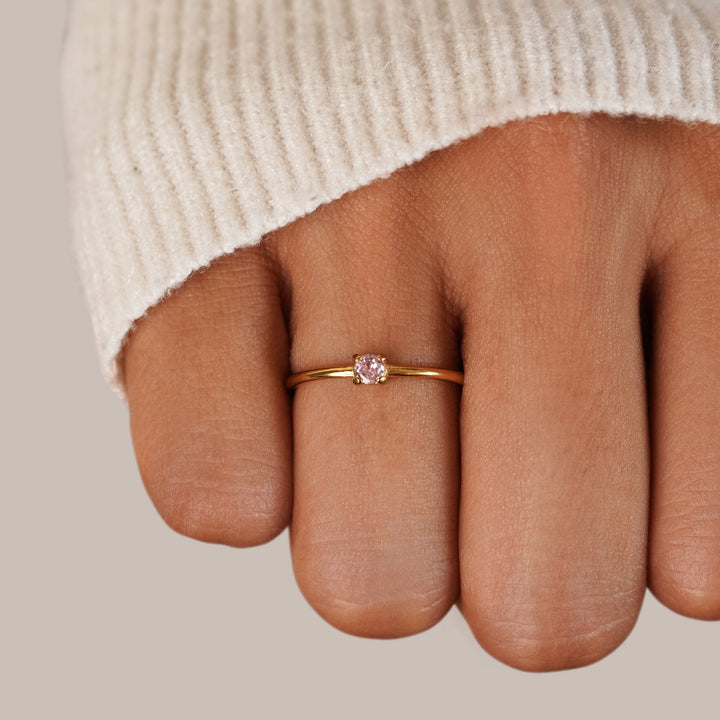 Romy - Engagement Ring with Birthstone