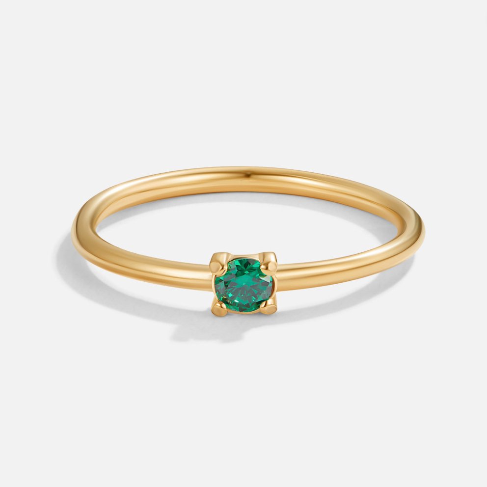 Romy - Engagement Ring with Birthstone