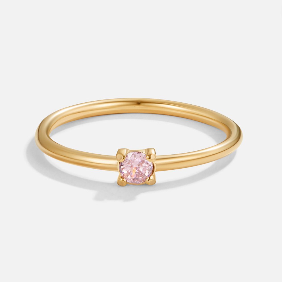 Romy - Engagement Ring with Birthstone