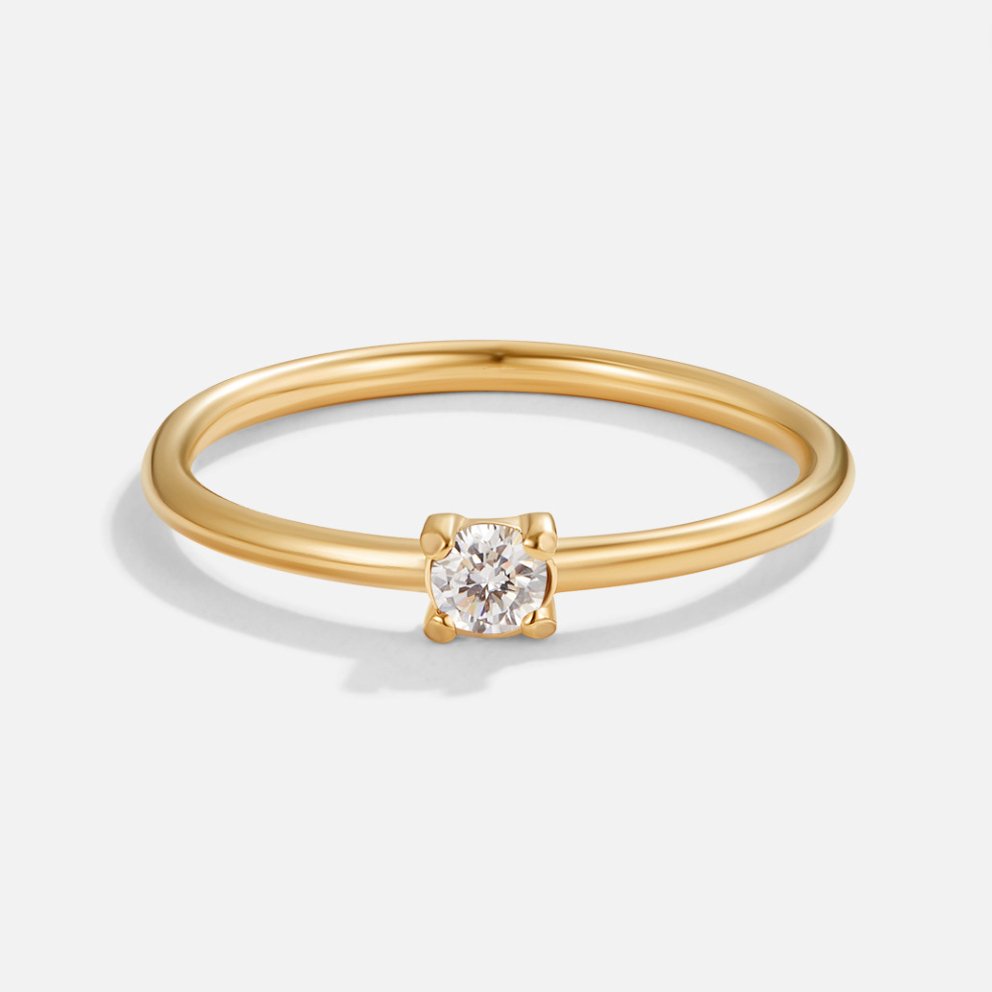 Romy - Engagement Ring with Birthstone