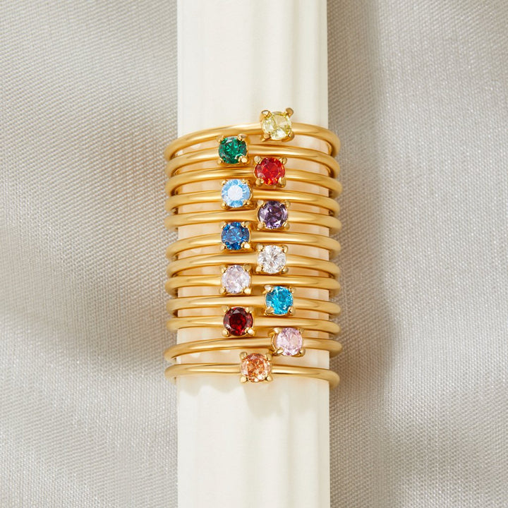 Romy - Engagement Ring with Birthstone