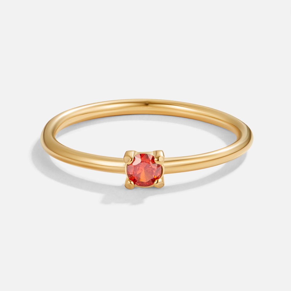 Romy - Engagement Ring with Birthstone
