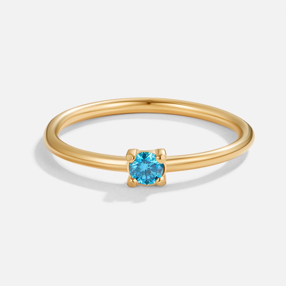 Romy - Engagement Ring with Birthstone