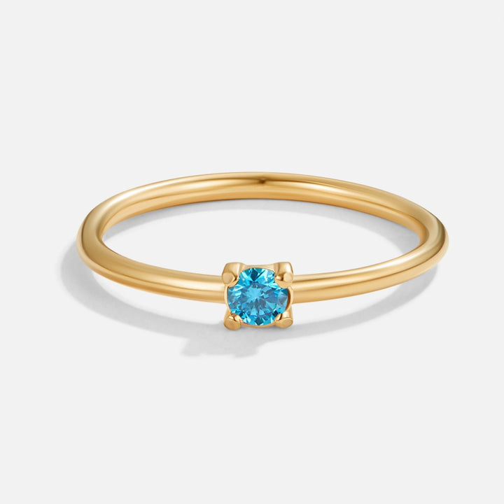 Romy - Engagement Ring with Birthstone