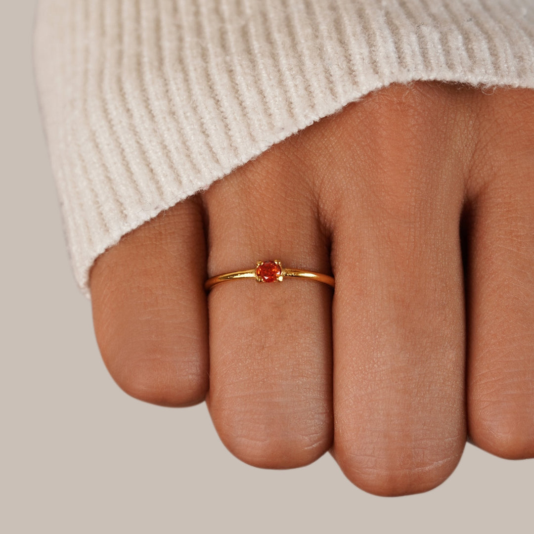 Romy - Engagement Ring with Birthstone
