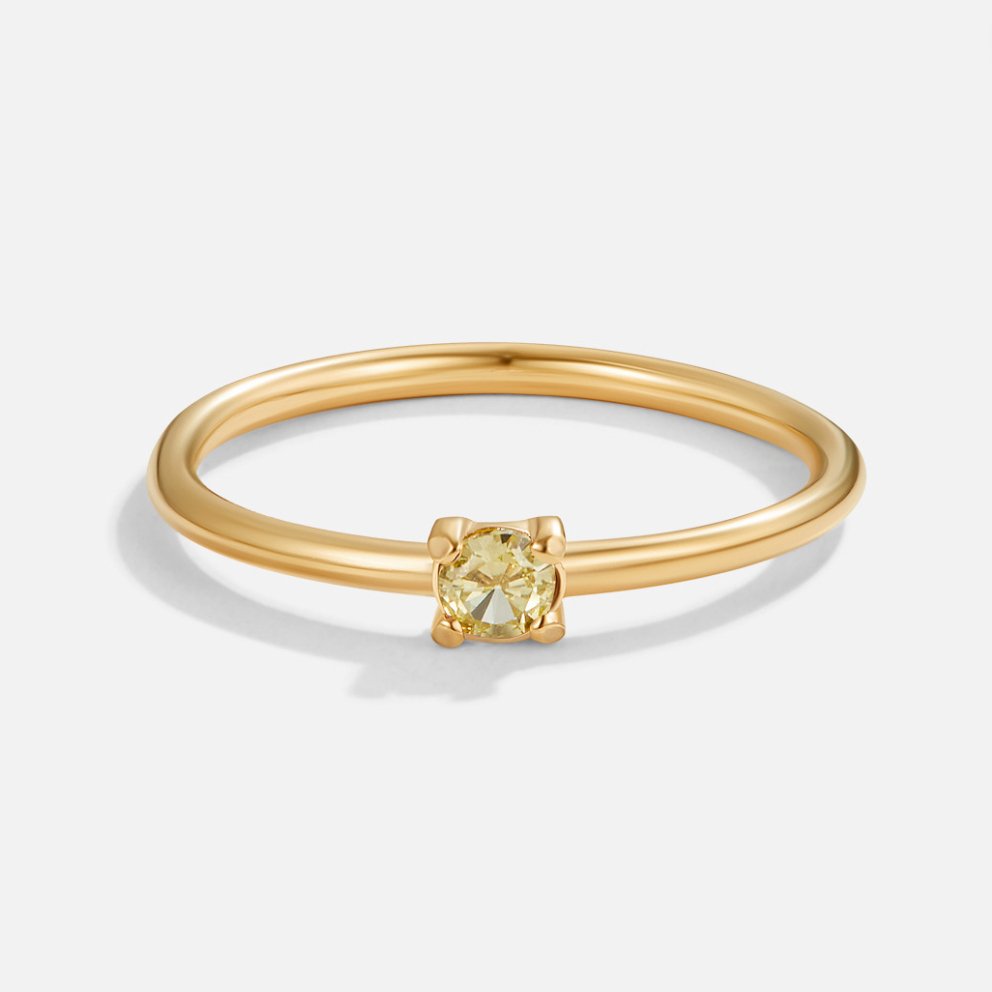 Romy - Engagement Ring with Birthstone