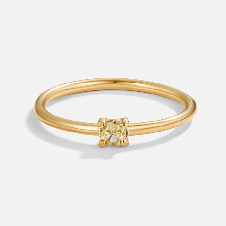 Romy - Engagement Ring with Birthstone