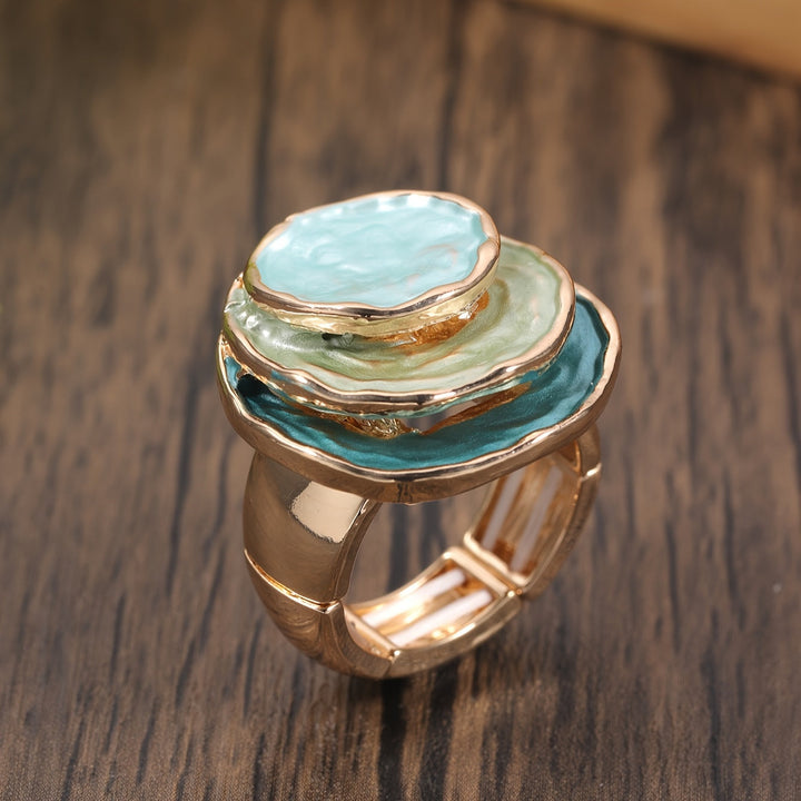 Boho Three-Layer Email Ring