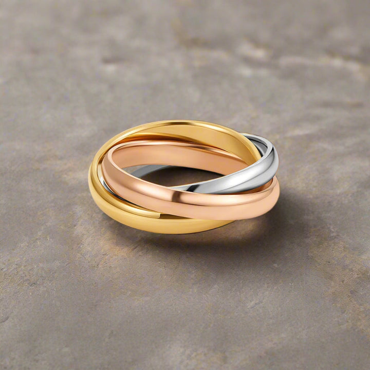 Félicie - Tricolor Loop Ring