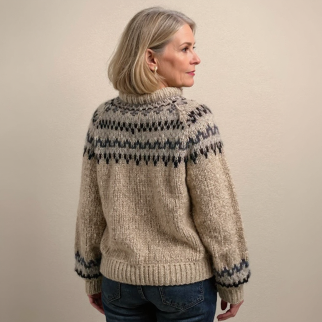 Helena™ | Cozy Vintage Knit Sweater