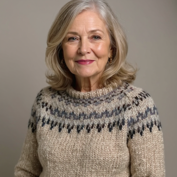 Helena™ | Cozy Vintage Knit Sweater