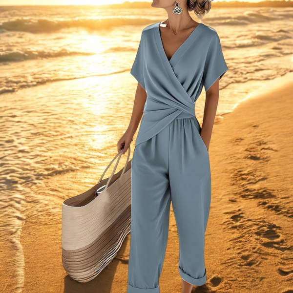 Emilia - Draped Jumpsuit for Elegance