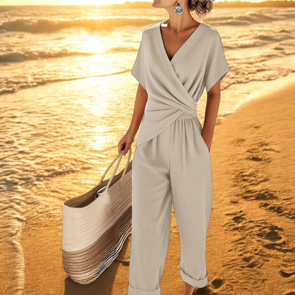 Emilia - Draped Jumpsuit for Elegance