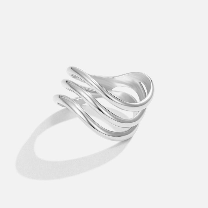 Layered Silver Ring