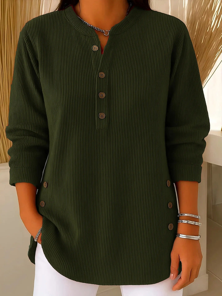 Élise™ – Long Sleeve Solid Knit Sweater