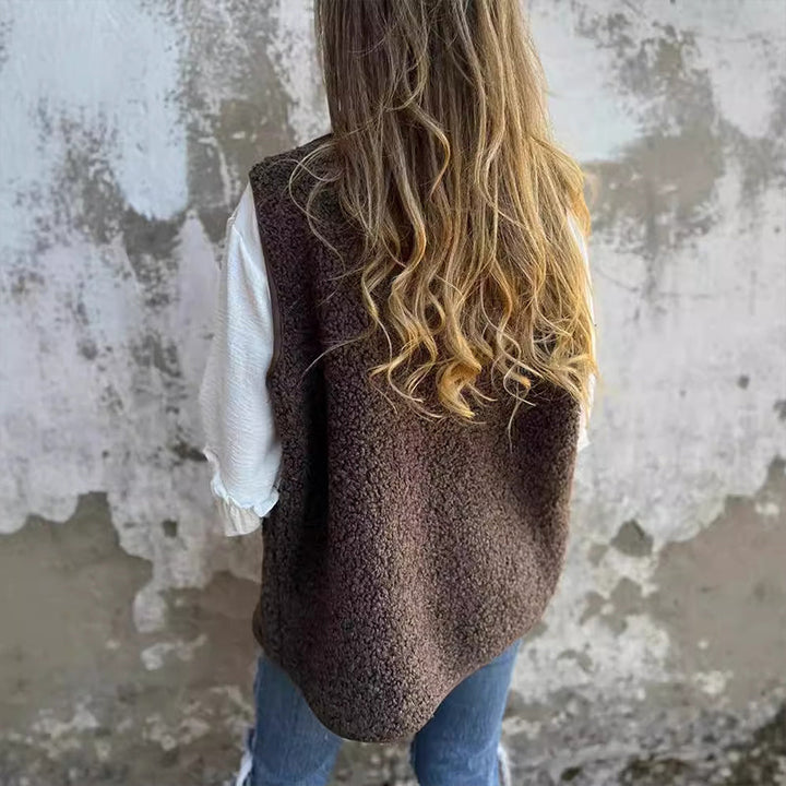 Naomi™ | Soft &amp; Cozy Button-Down Autumn Vest