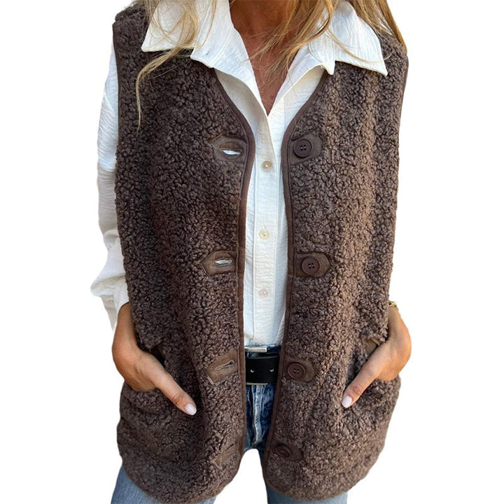Naomi™ | Soft &amp; Cozy Button-Down Autumn Vest